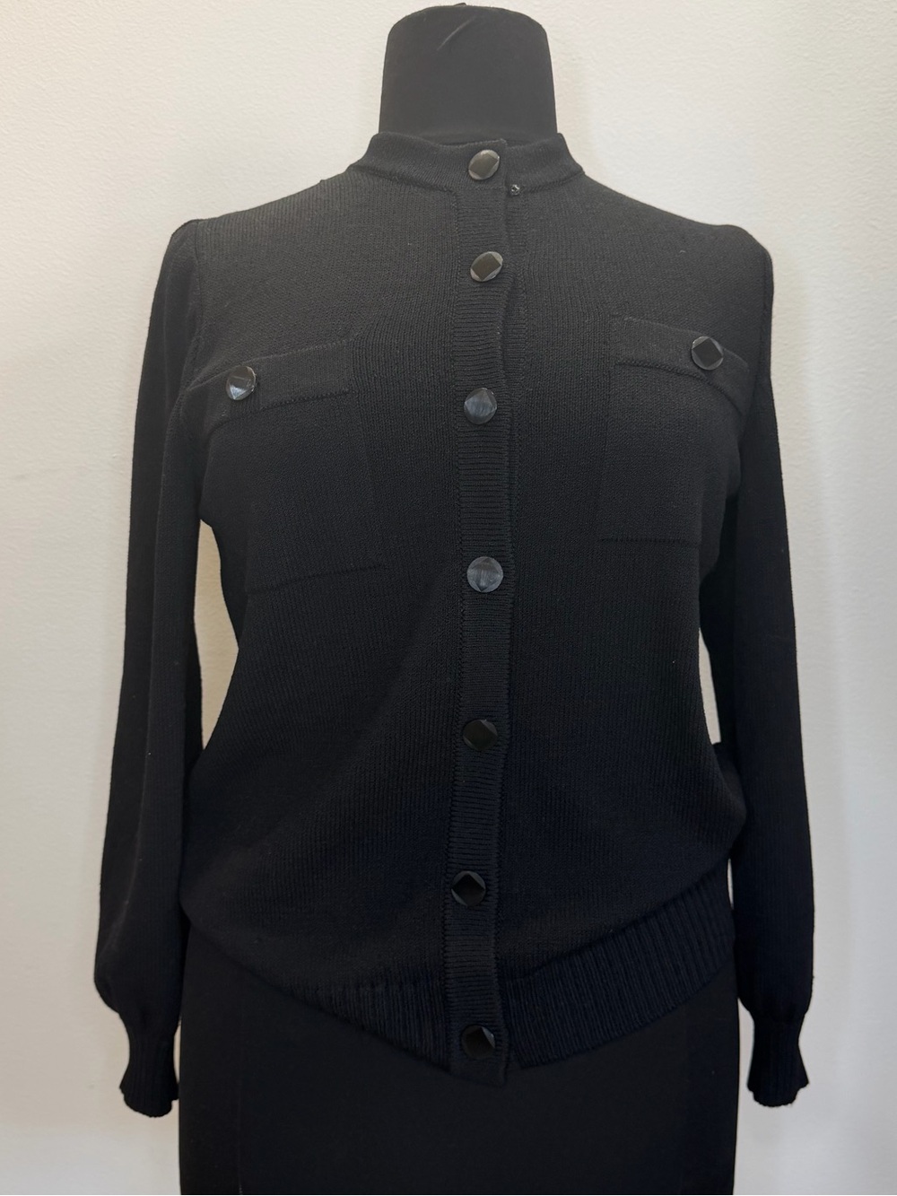 St. John | Santana Knit Jacket‎ (Black)